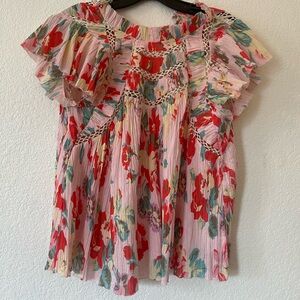 NWT Sea New York Lanie floral top